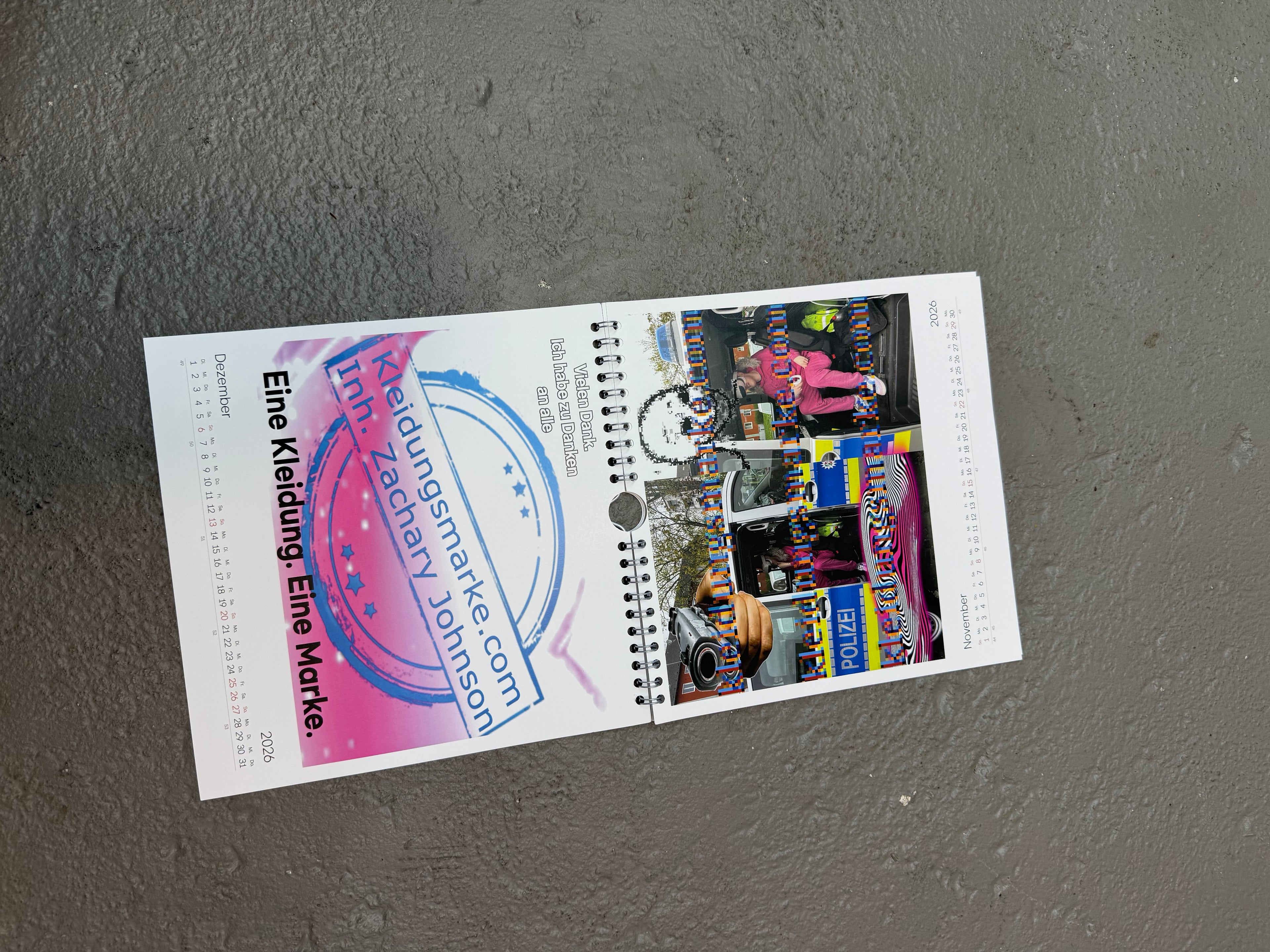 KLEIDUNGSMARKE KALENDER