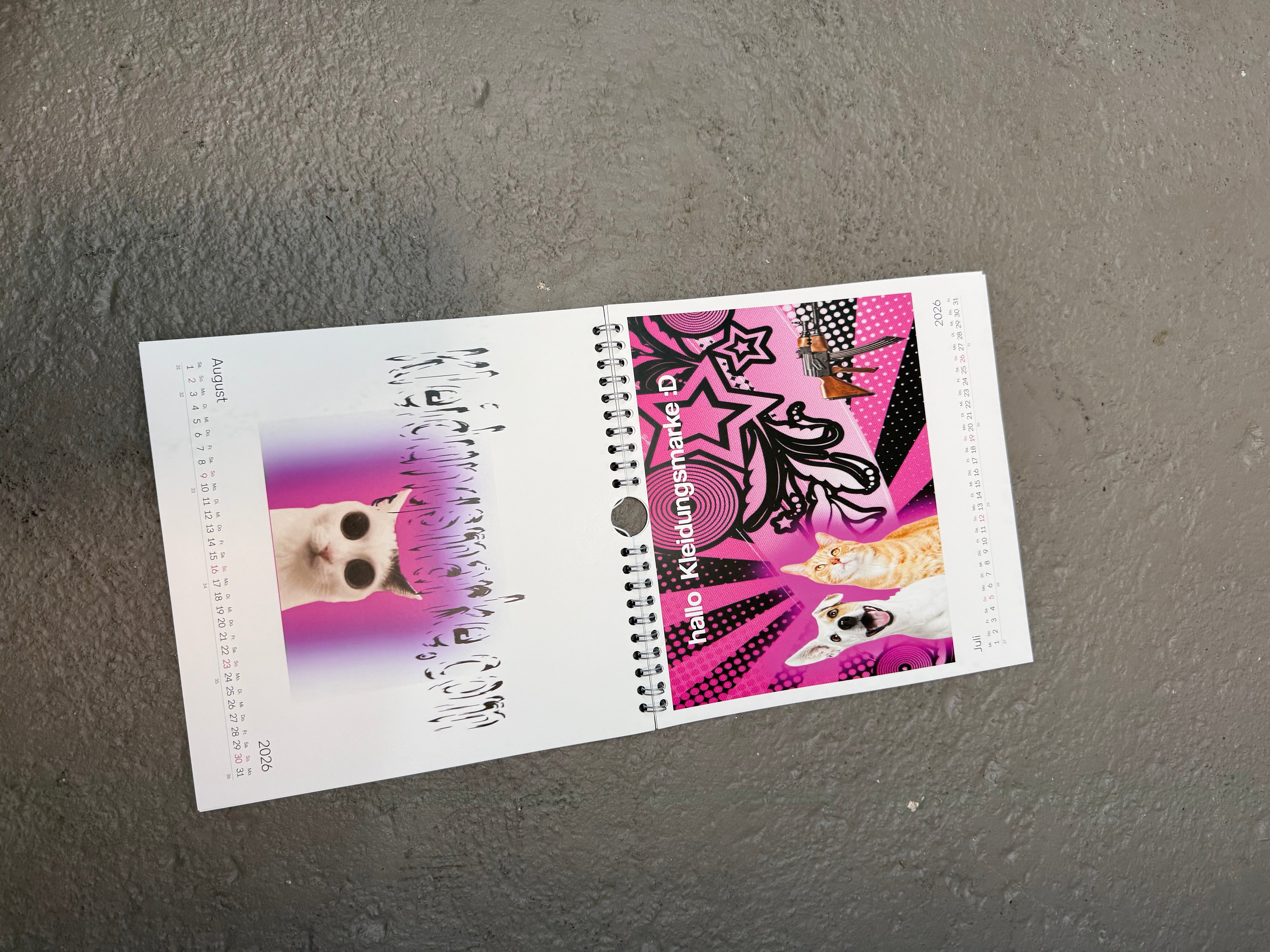 KLEIDUNGSMARKE KALENDER